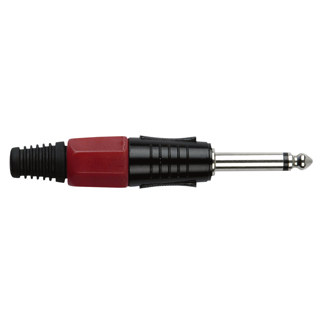 6.3 mm Jack Plug Mono Black housing Rode einddop