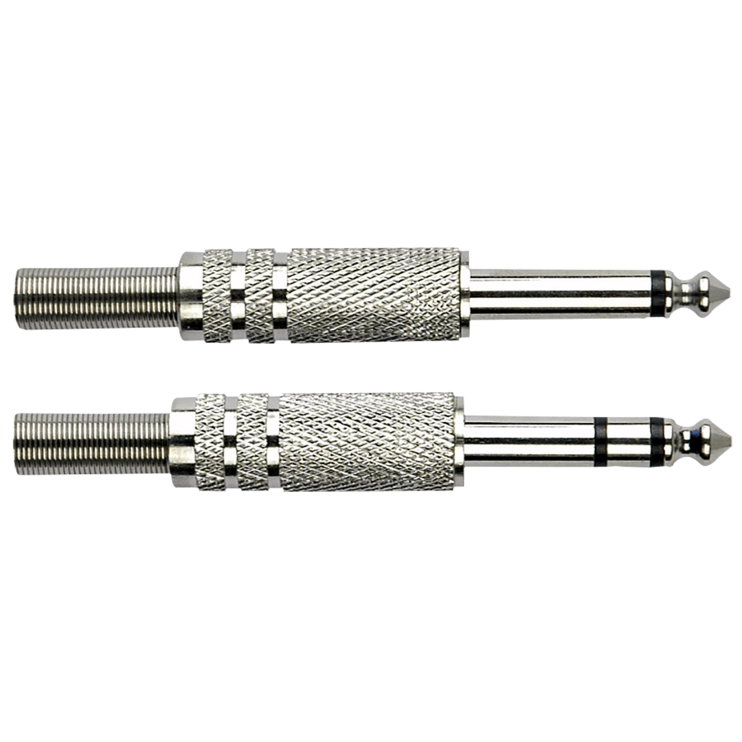 Jack Plug with Spring Mono Nikkelen behuizing