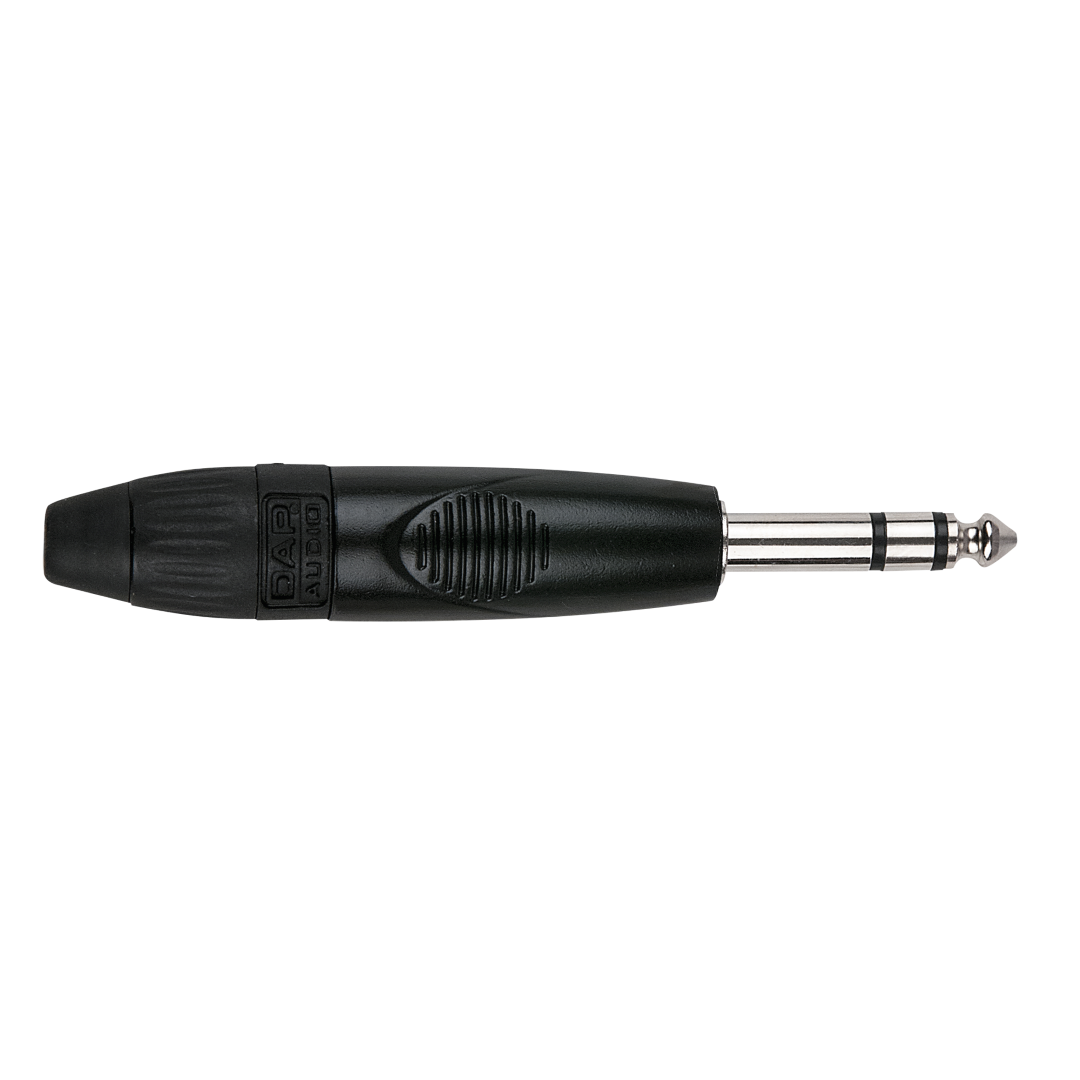 6.3 mm Jack X-type Stereo Zwarte behuizing
