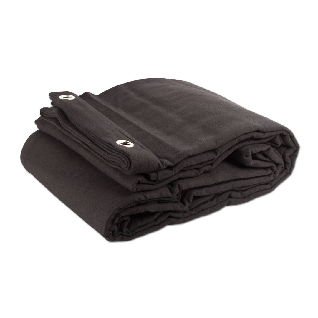 Molton doek met bevestigingsogen - DTM-C160-3x4 Black