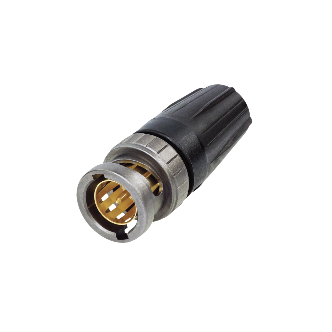UHD BNC Connector - male UHD - voor 8,23 mm hex-krimp