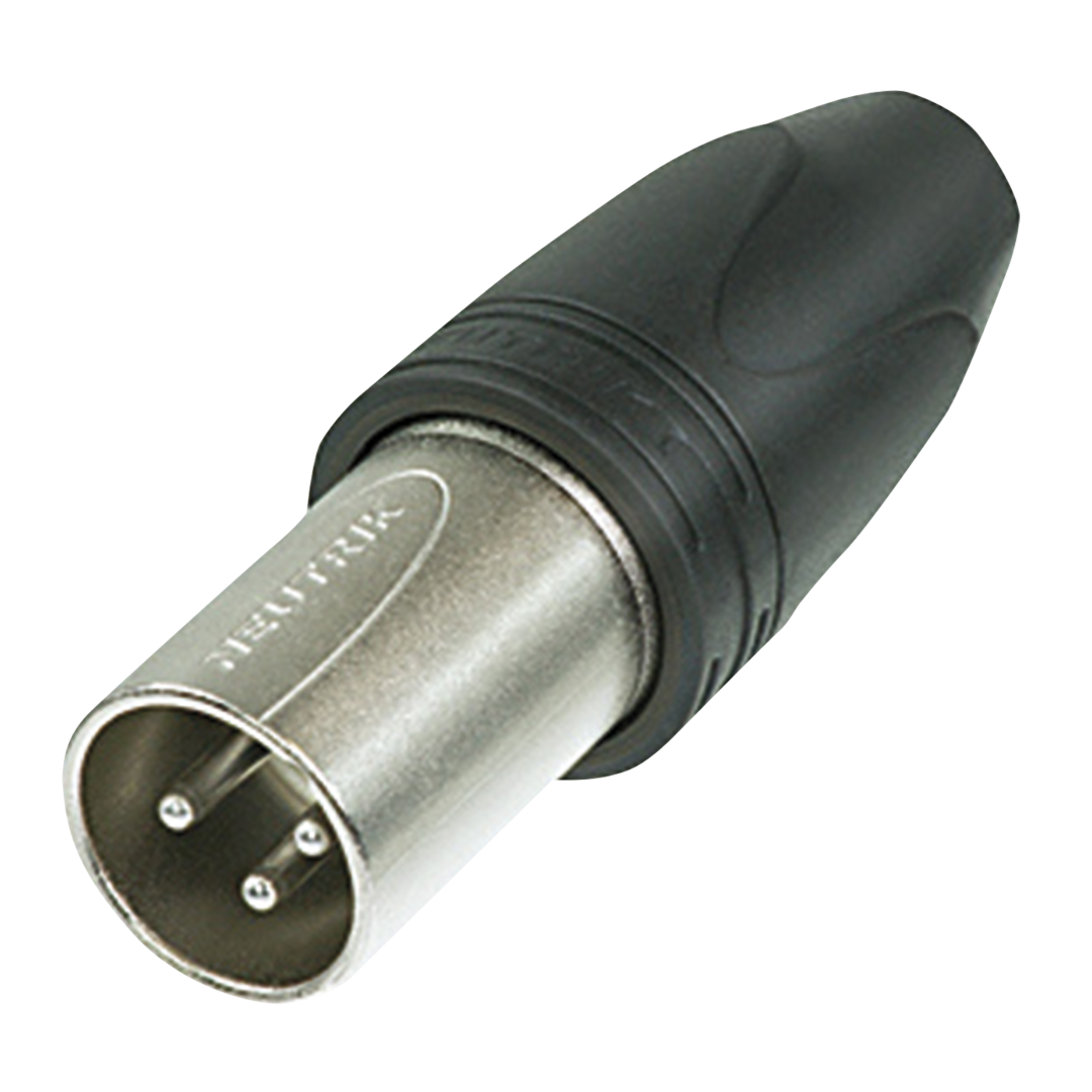 XLR 3P 'Heavy Duty' IP Connector male - Neutrik XX HD Doos van 25 stuks - (zilveren behuizing - vergulde contacten)