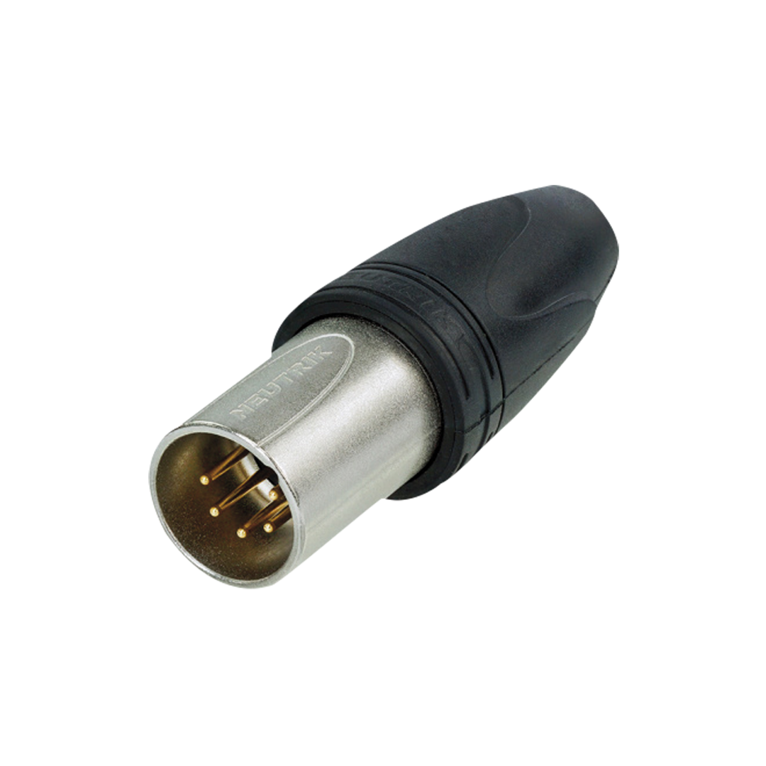 XLR 5P Connector - male IP66 - Neutrik XX Doos van 25 stuks - (vergulde contactpunten - nikkelen behuizing)