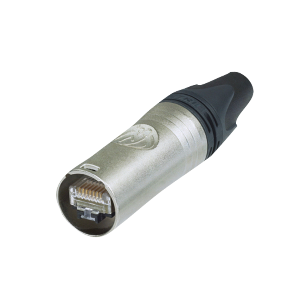 etherCON CAT6A Cable connector Nikkelen behuizing