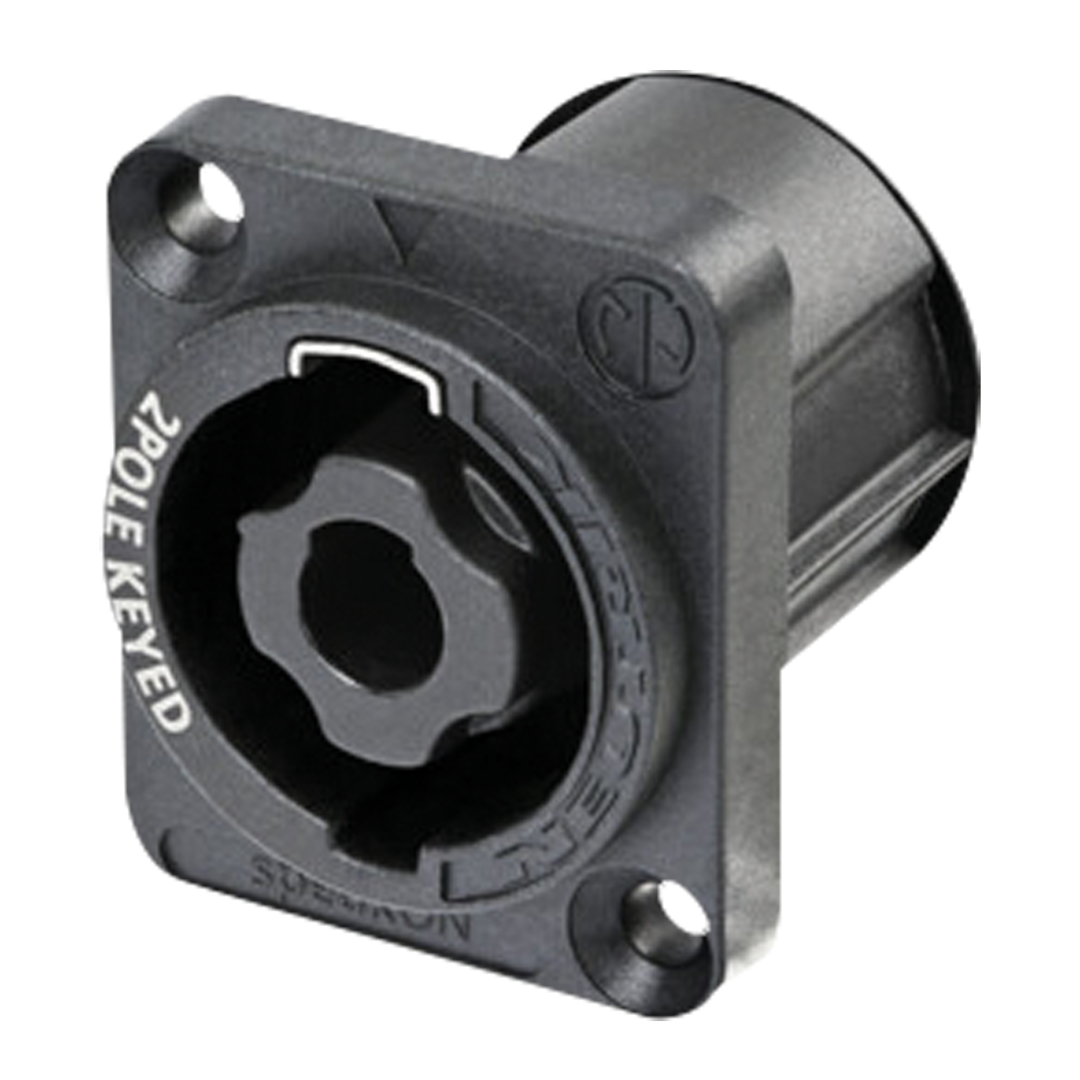 2-pin Speaker Chassis Male connector - D-formaat
