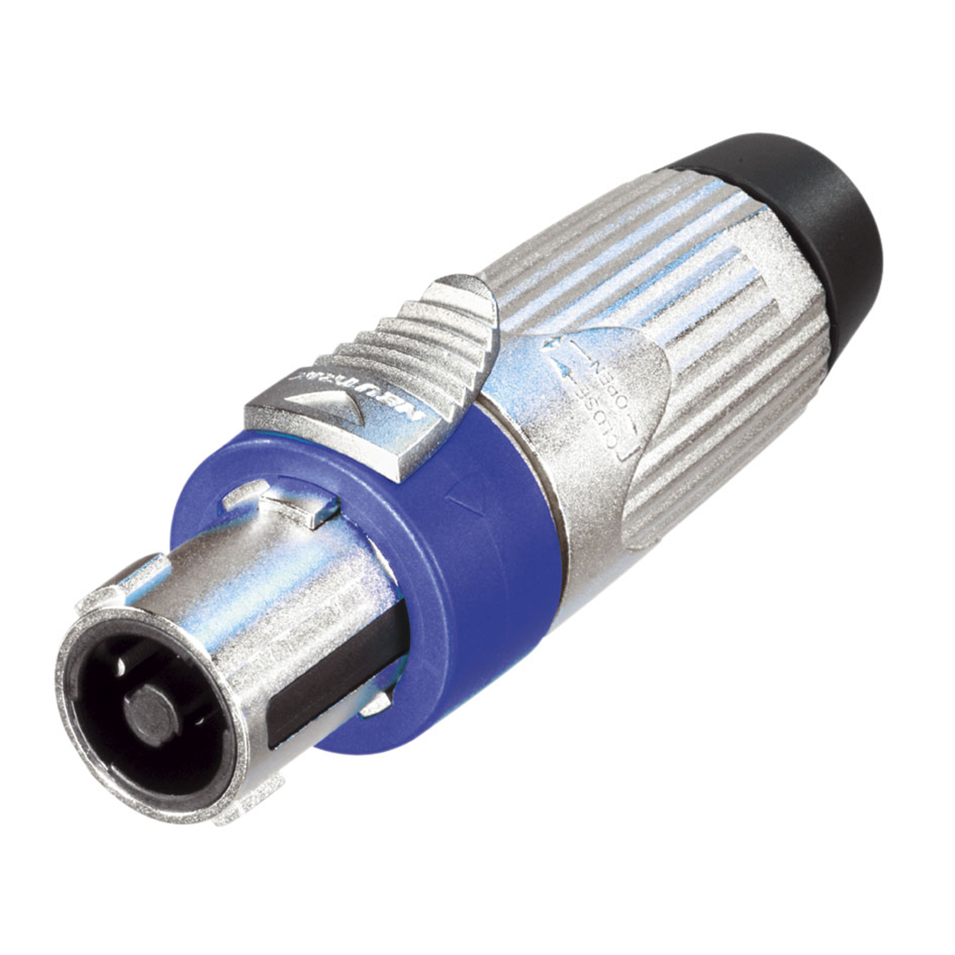 speakON 4P - female Zilver/blauw