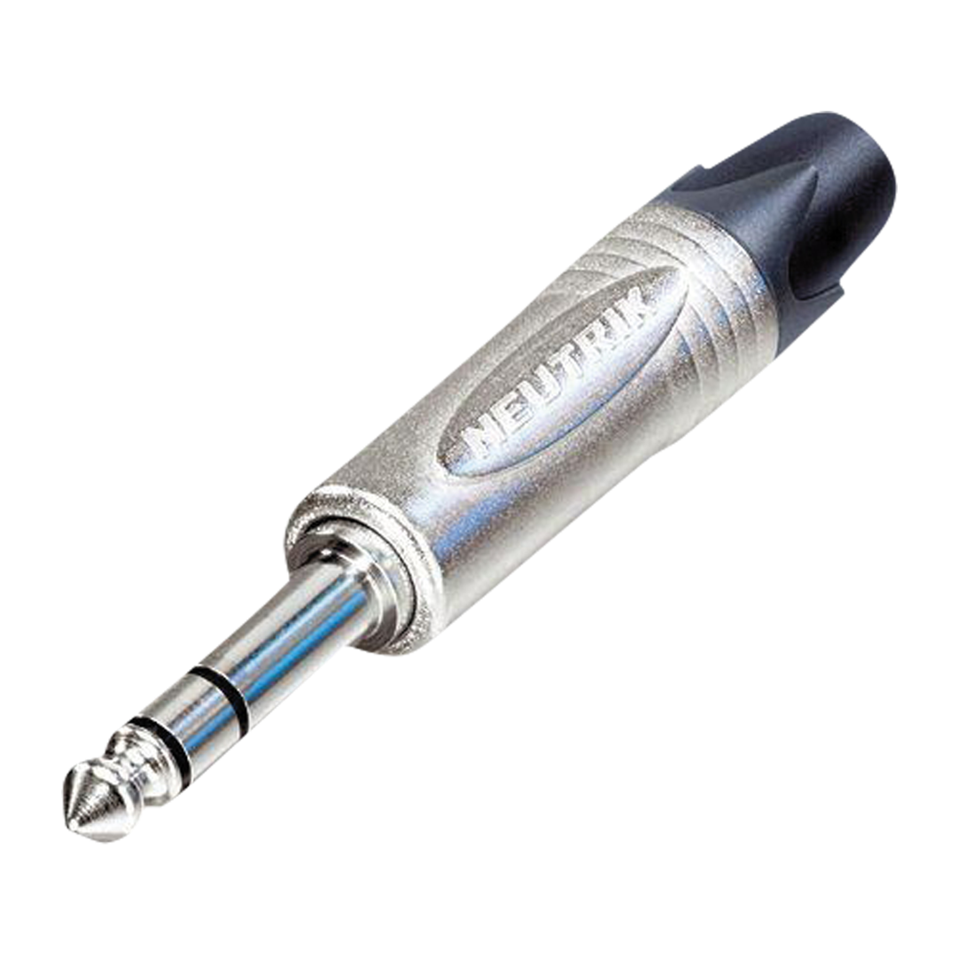 Jack Plug 6.3 mm Stereo Nikkelen behuizing