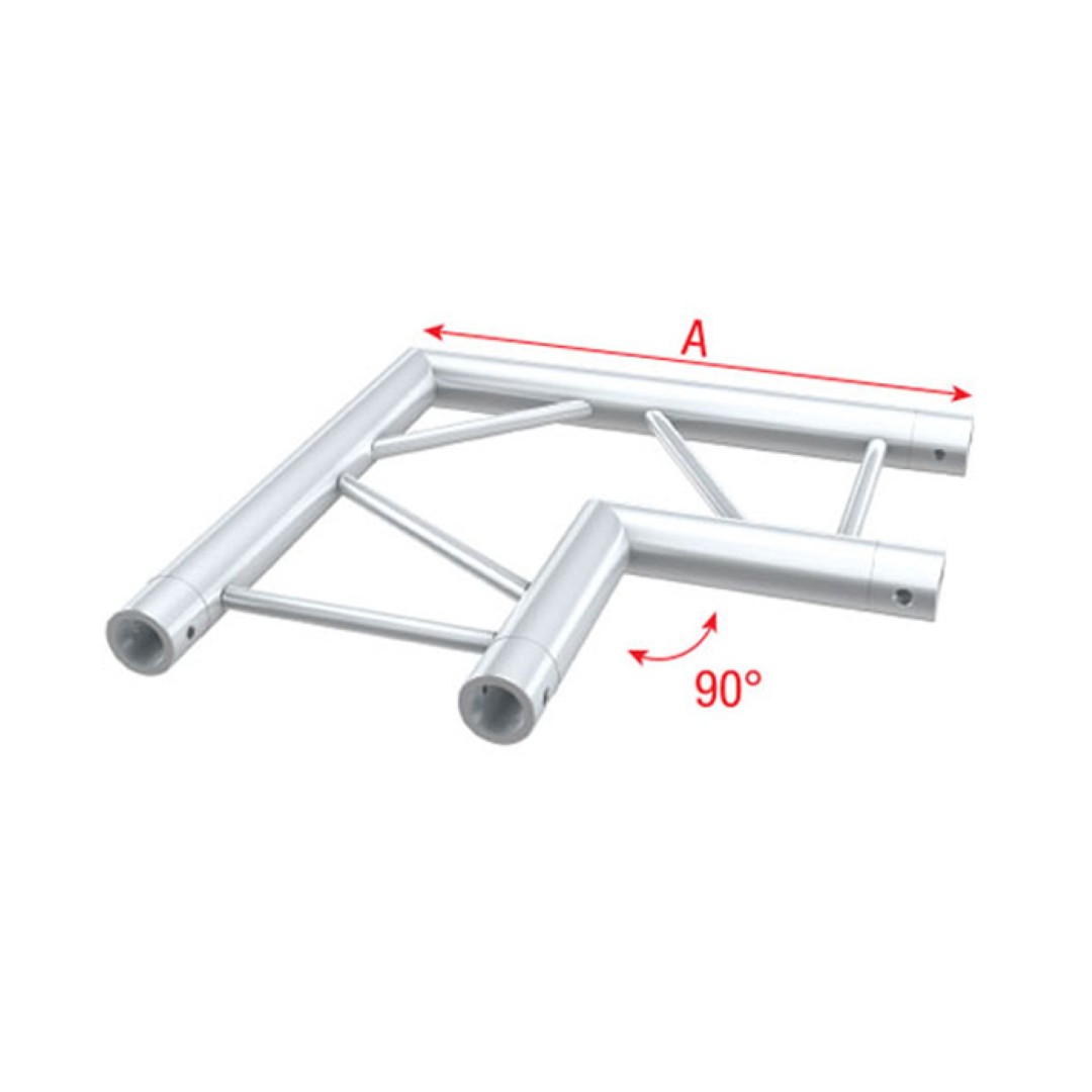 Pro-30 Step P Laddertruss – 90° Hoek Horizontaal (HB21)