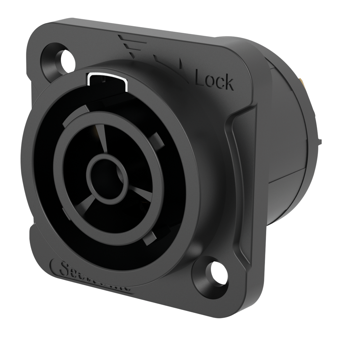 Power Pro True Outlet Chassis Connector - Female 16 A netstekker met vergrendeling