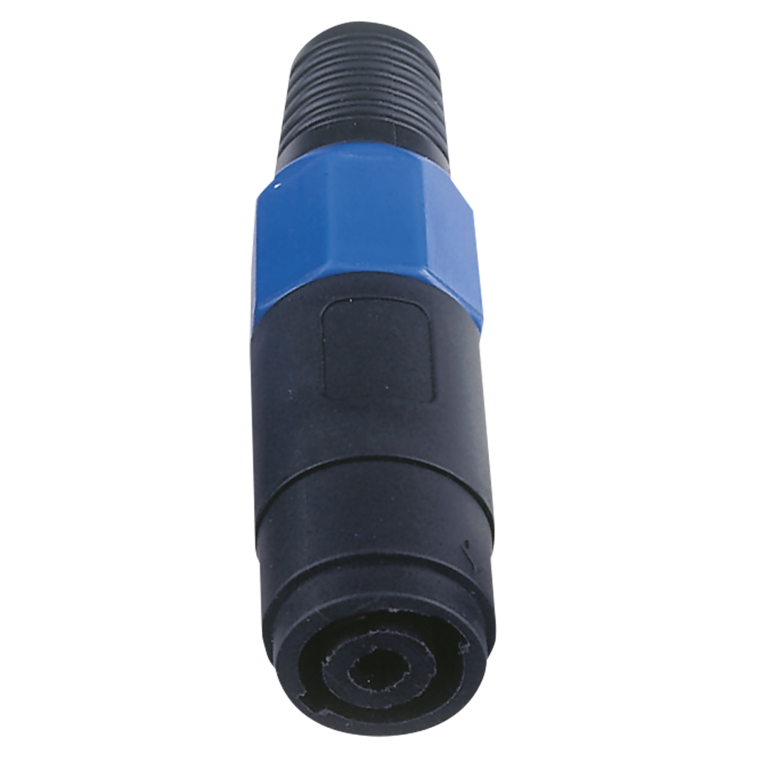 Speaker 4P Connector - female Blauwe einddop - female