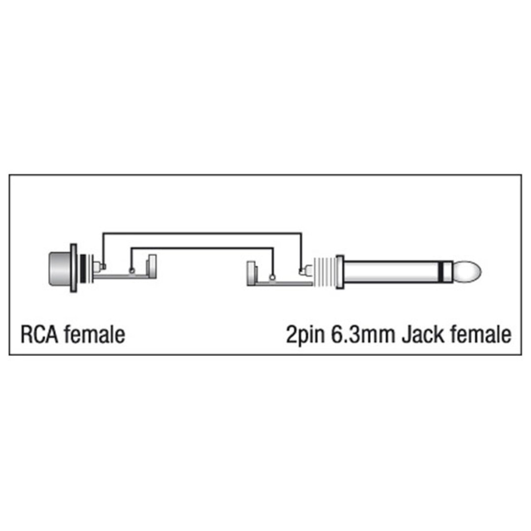 XGA06 - RCA/F to Jack/M mono