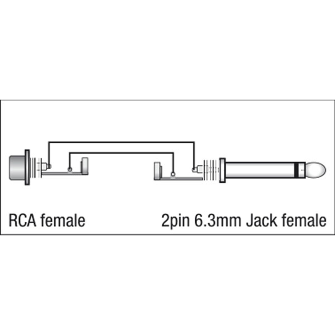 XGA06 - RCA/F to Jack/M mono