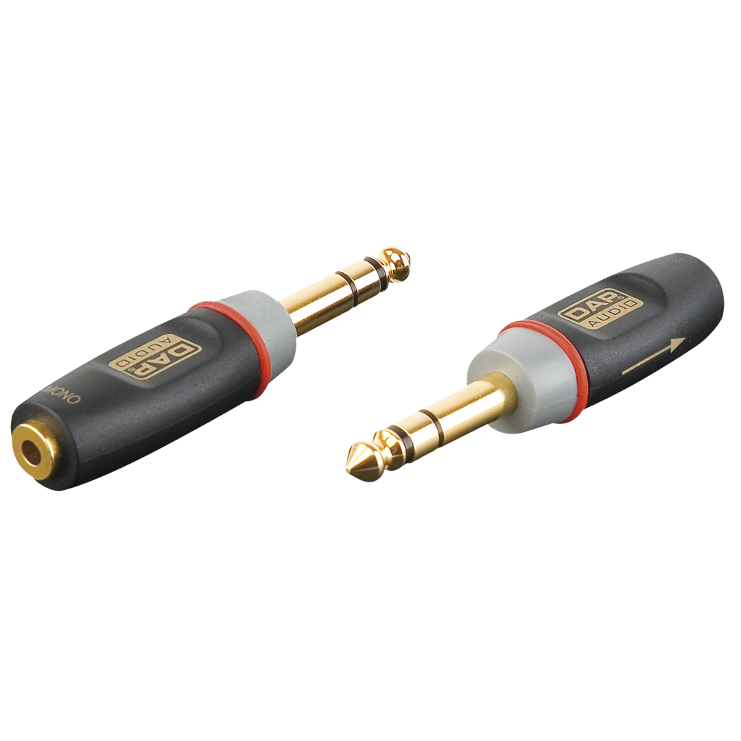 XGA12 - Jack/M stereo to mini-jack/F - incl. 2x 10 kilo-Ohm resistors Incl. 2 x 10 kilo-Ohm weerstanden