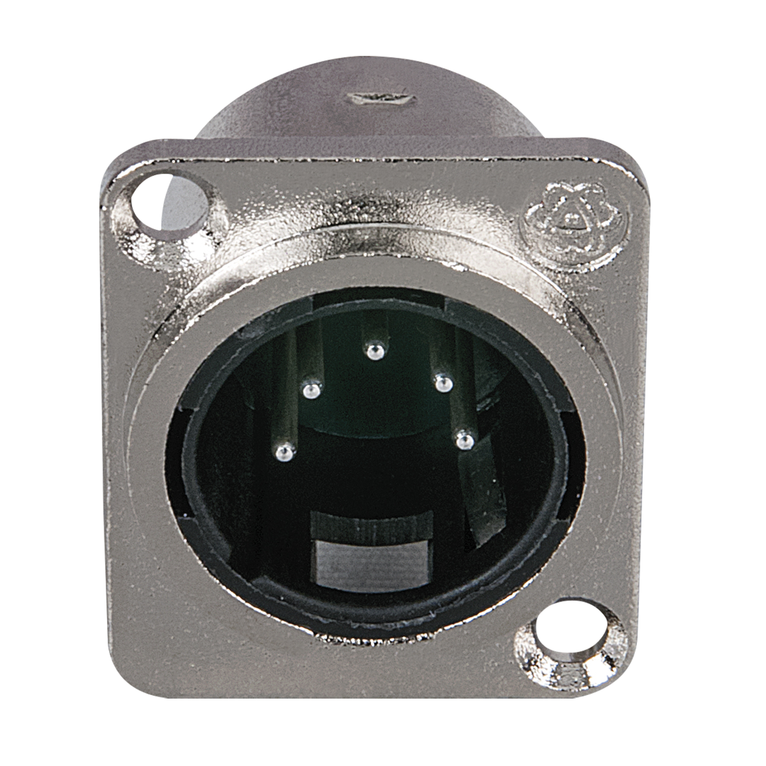 XLR 5P Chassis - male male