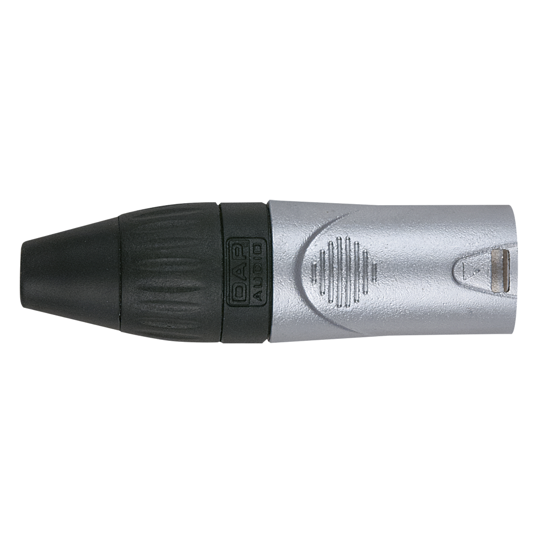 XLR 3P X-type - male Zwarte einddop
