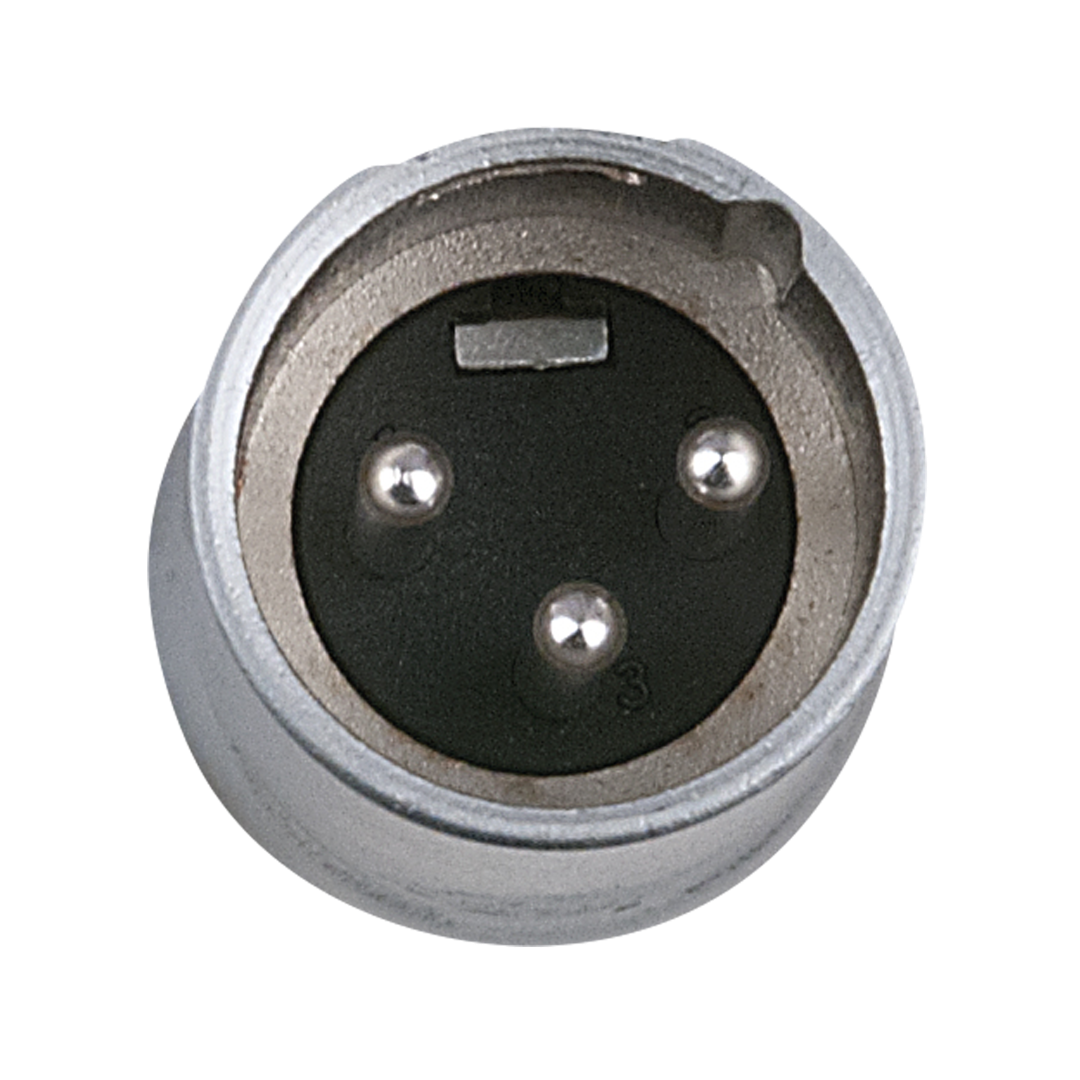 XLR 3P X-type - male Zwarte einddop