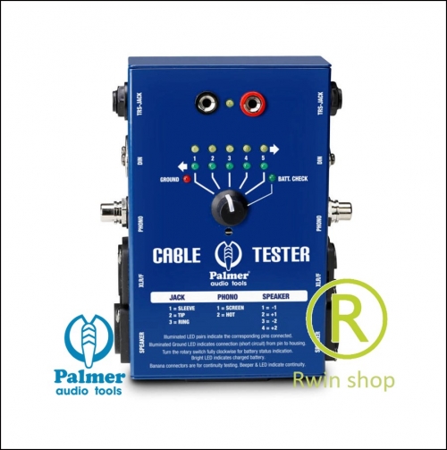 Kabeltester voor Audio AHMCT8 testkabels