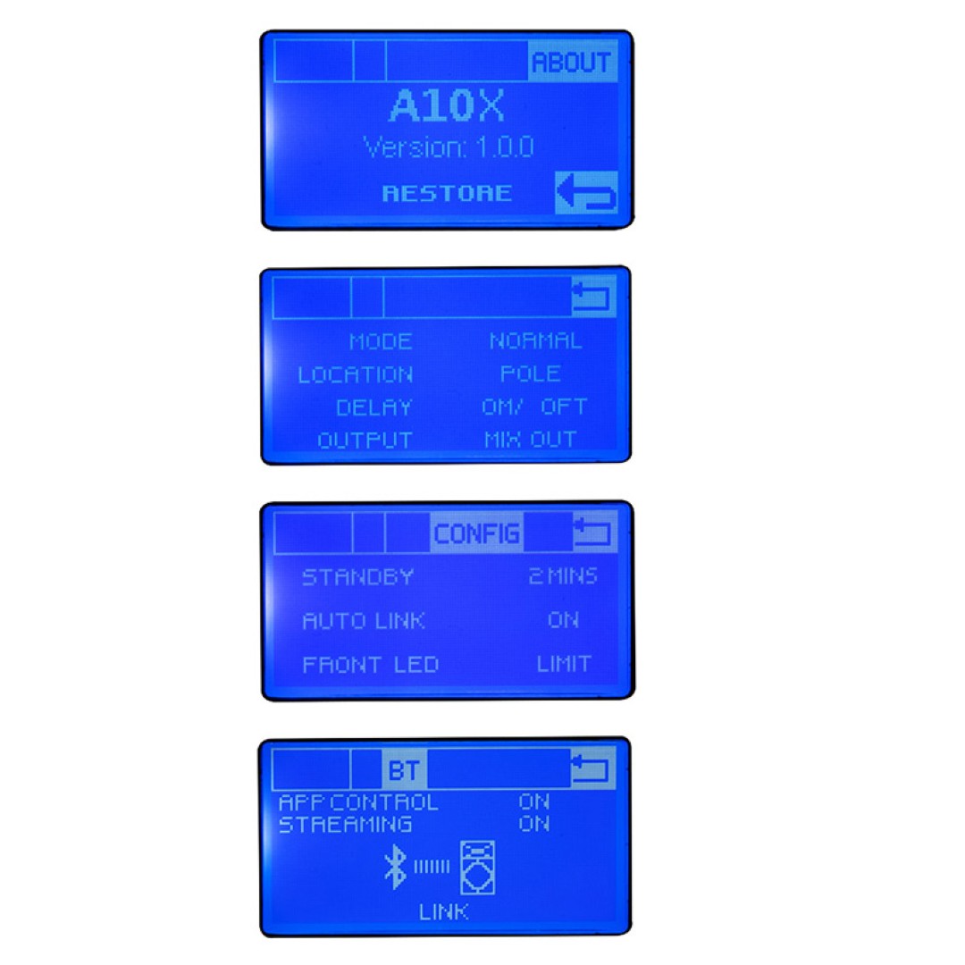 AVANTE A10X actieve 10-inch luidspreker met DSP en Bluetooth