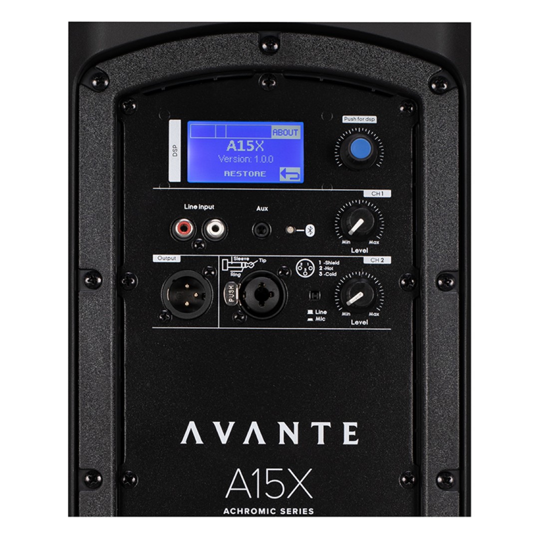 A15X actieve 15-inch luidspreker met DSP en Bluetooth