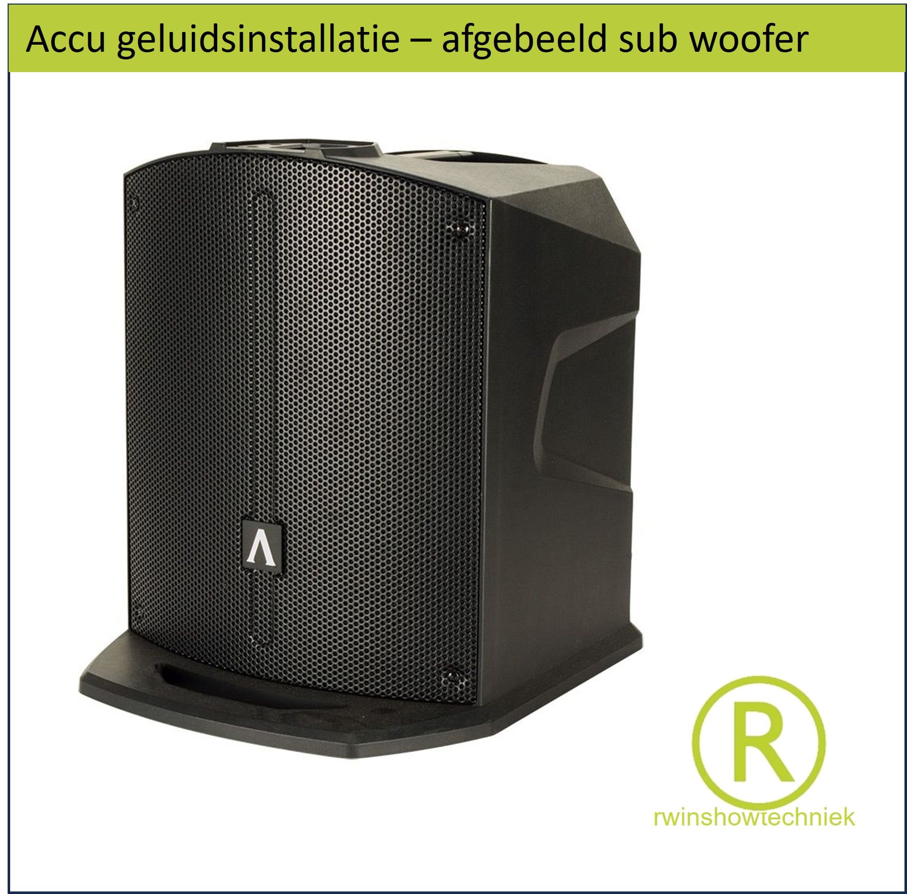 Geluidsset Accu & Bluetooth 