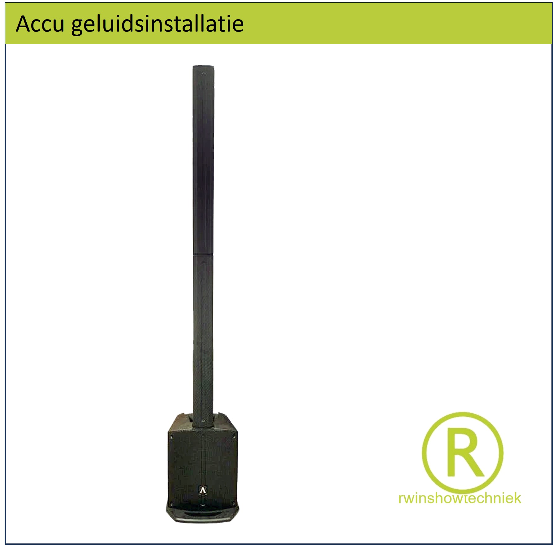 Geluidsset Accu & Bluetooth 
