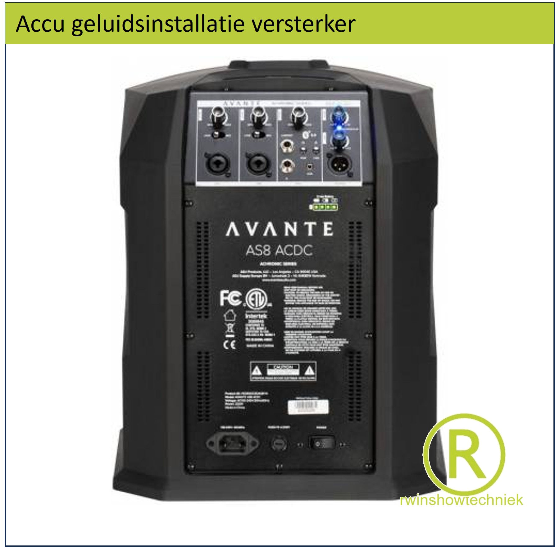 Geluidsset Accu & Bluetooth 