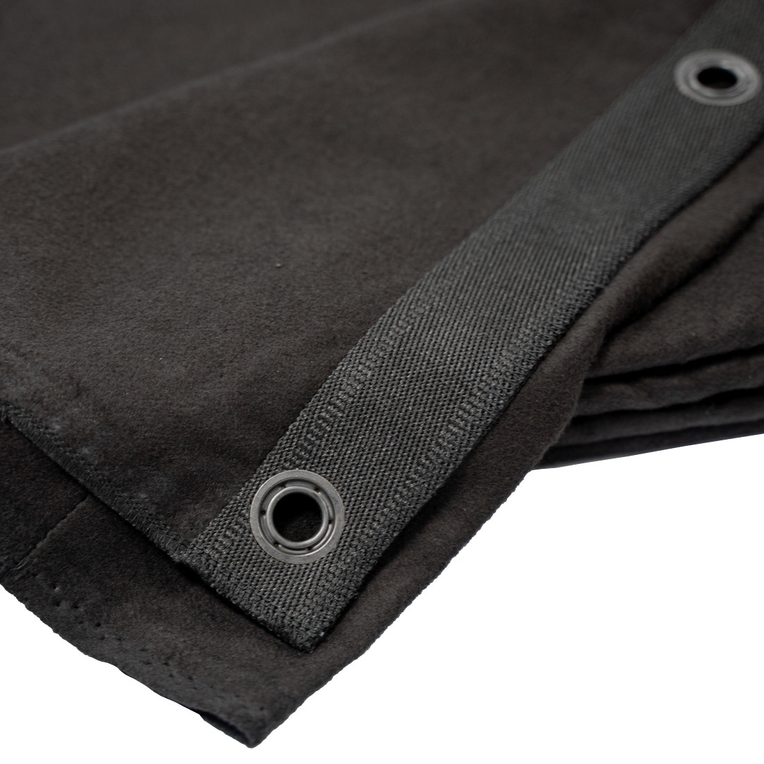Achterdoek Backdrop zwart met ringen DTM-C160-3x3 Black