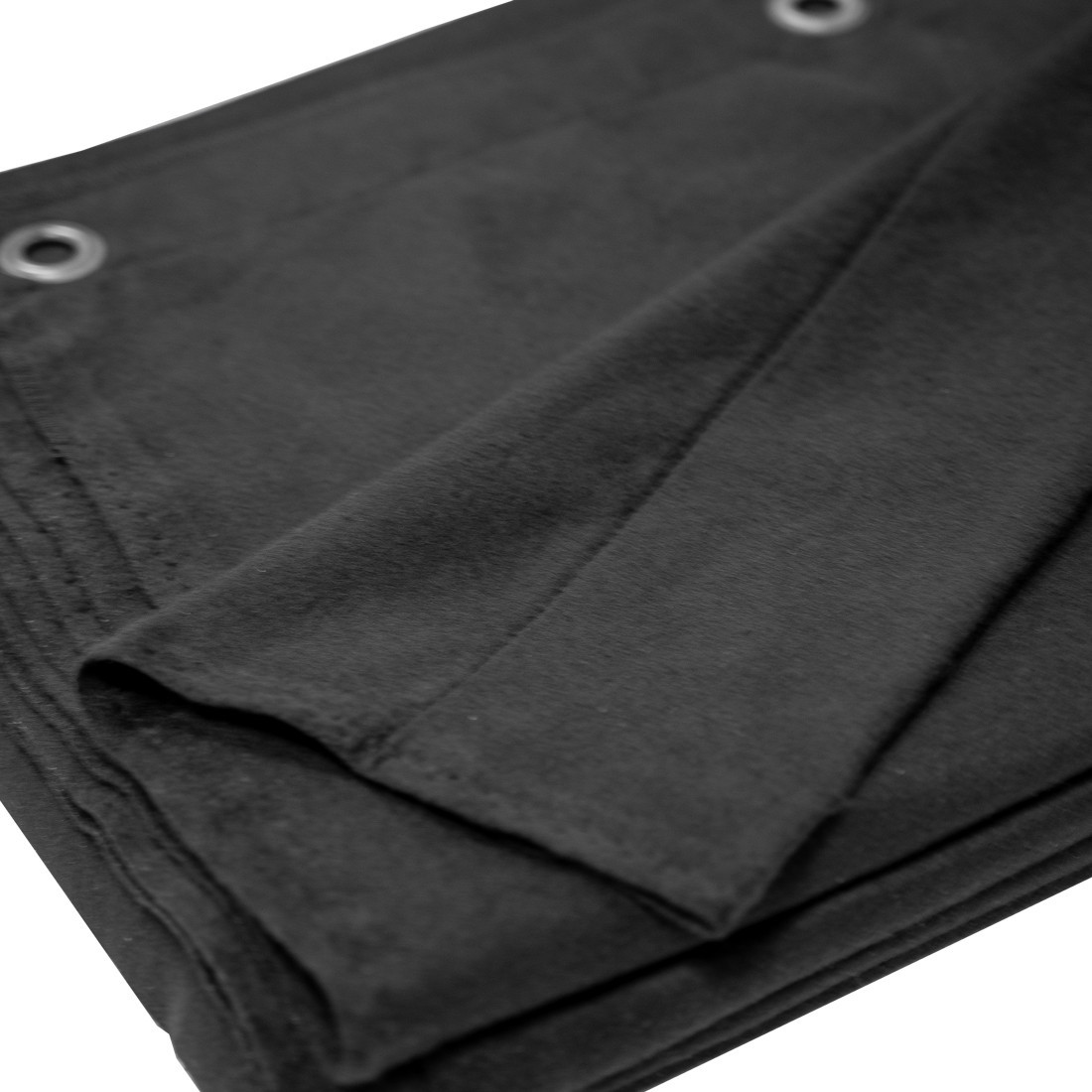 Achterdoek Backdrop zwart met ringen DTM-C160-3x4 Black