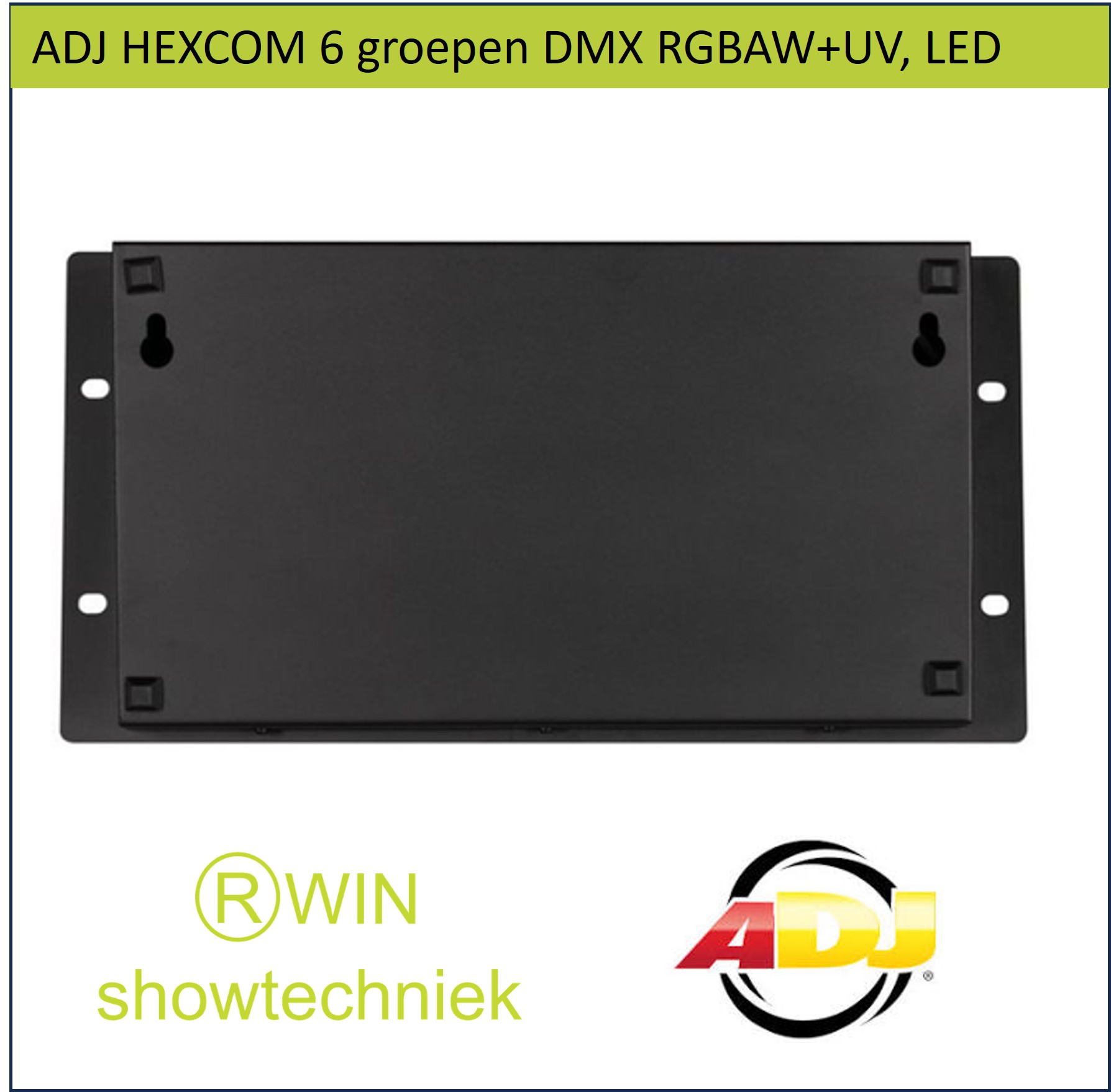 Hexcon lichtcontroller voor 6 groepen RGBAW+UV, LED 