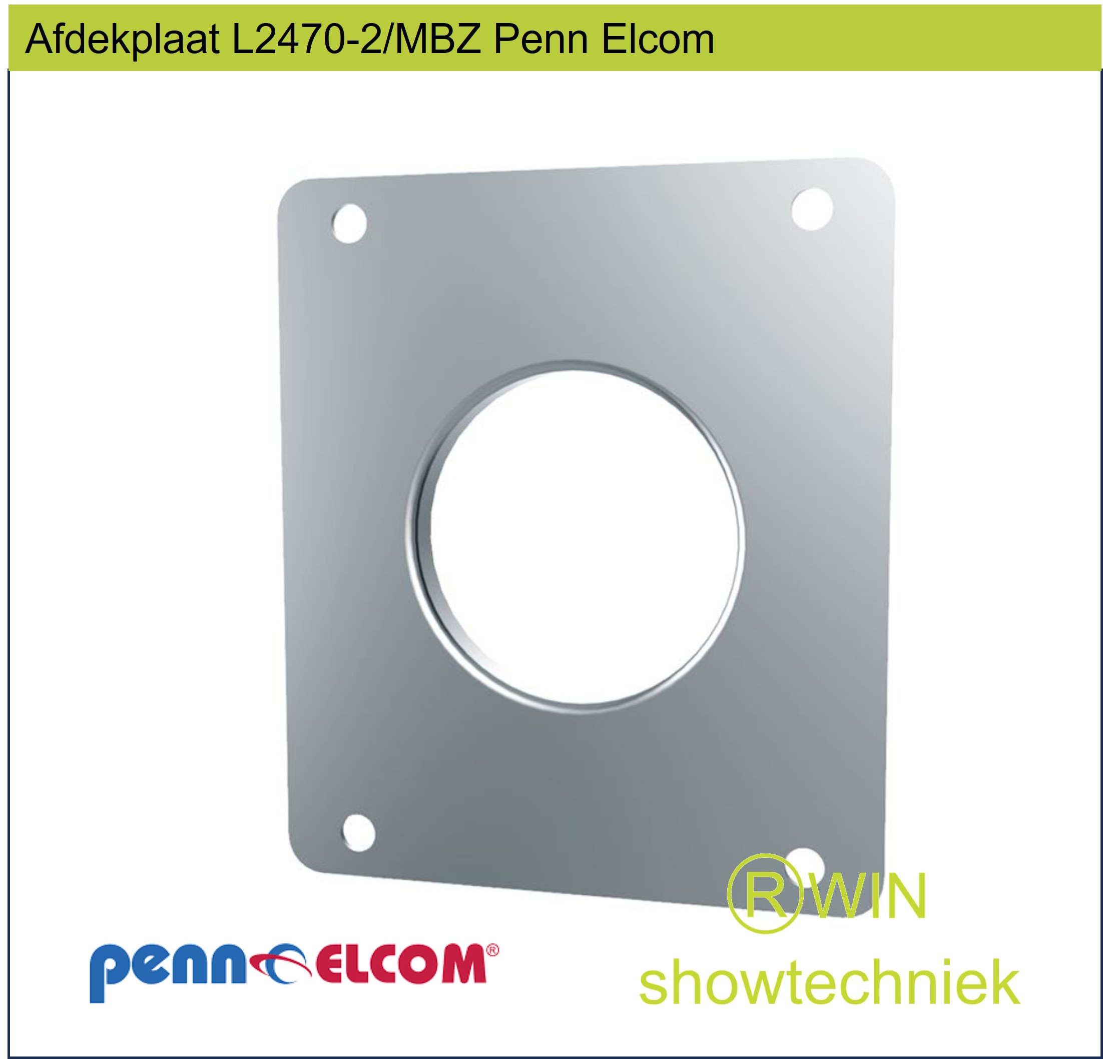 Slam Lid Afsluitplaat L2470-2/MBZ