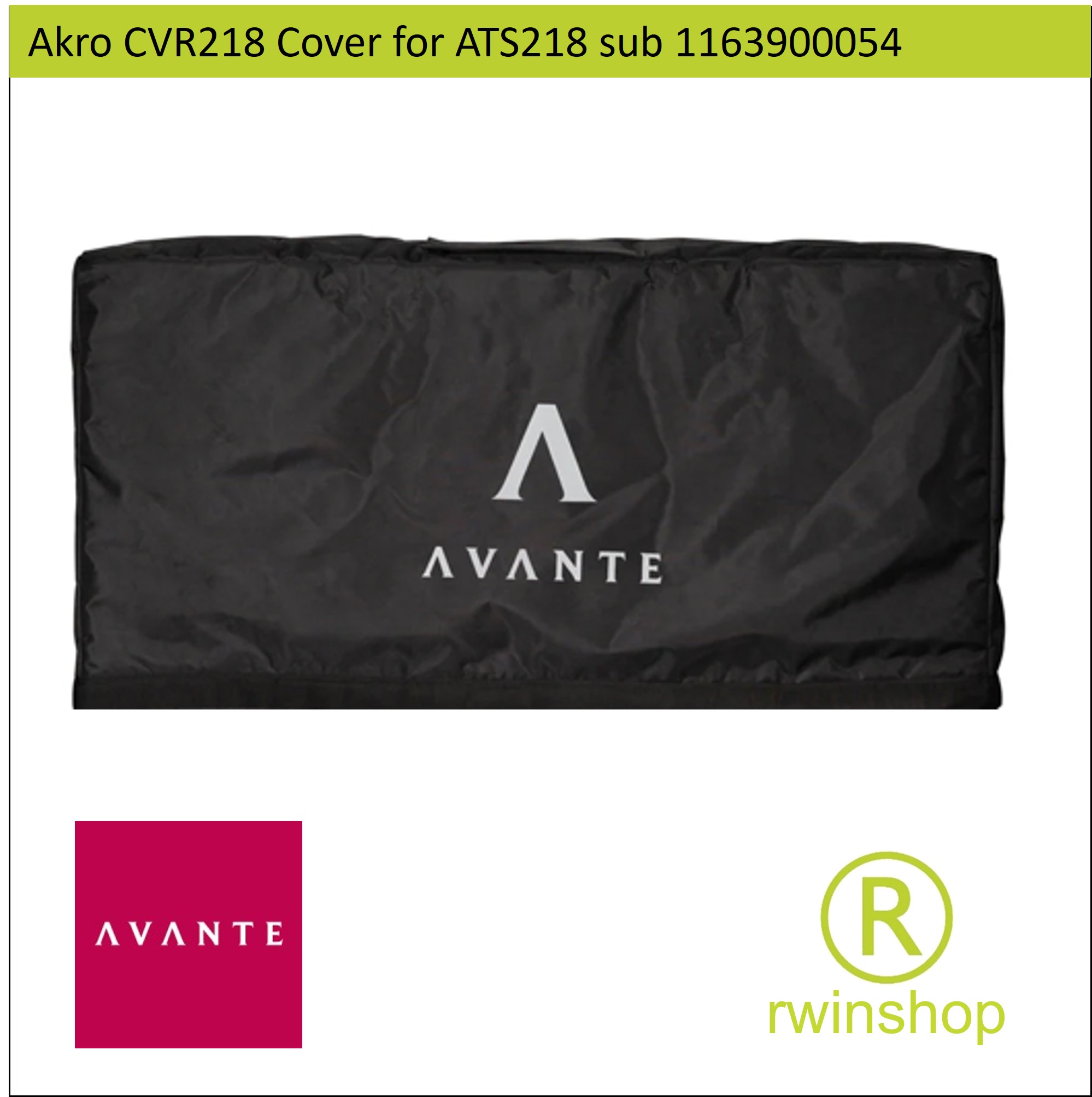 Akro CVR218 Cover for ATS218 sub