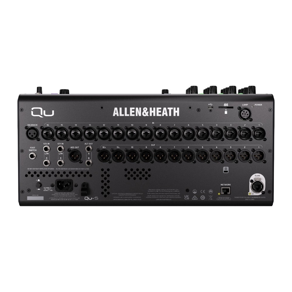Allen & Heath Qu-5: De compacte 96kHz krachtpatser voor theater en live-geluid