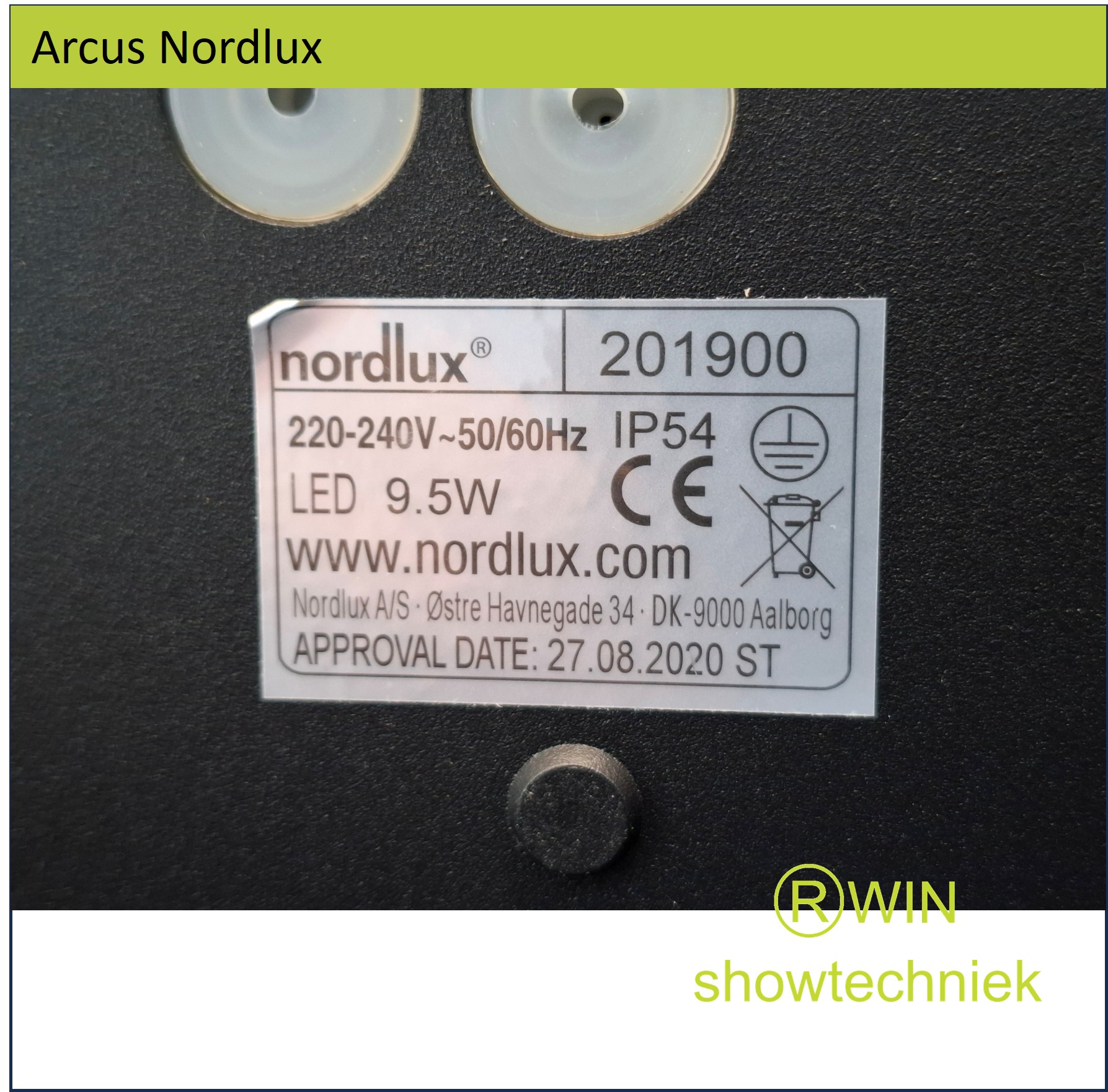Nordlux LED Wandlamp Arcus Smart Light zwart 10 Watt 