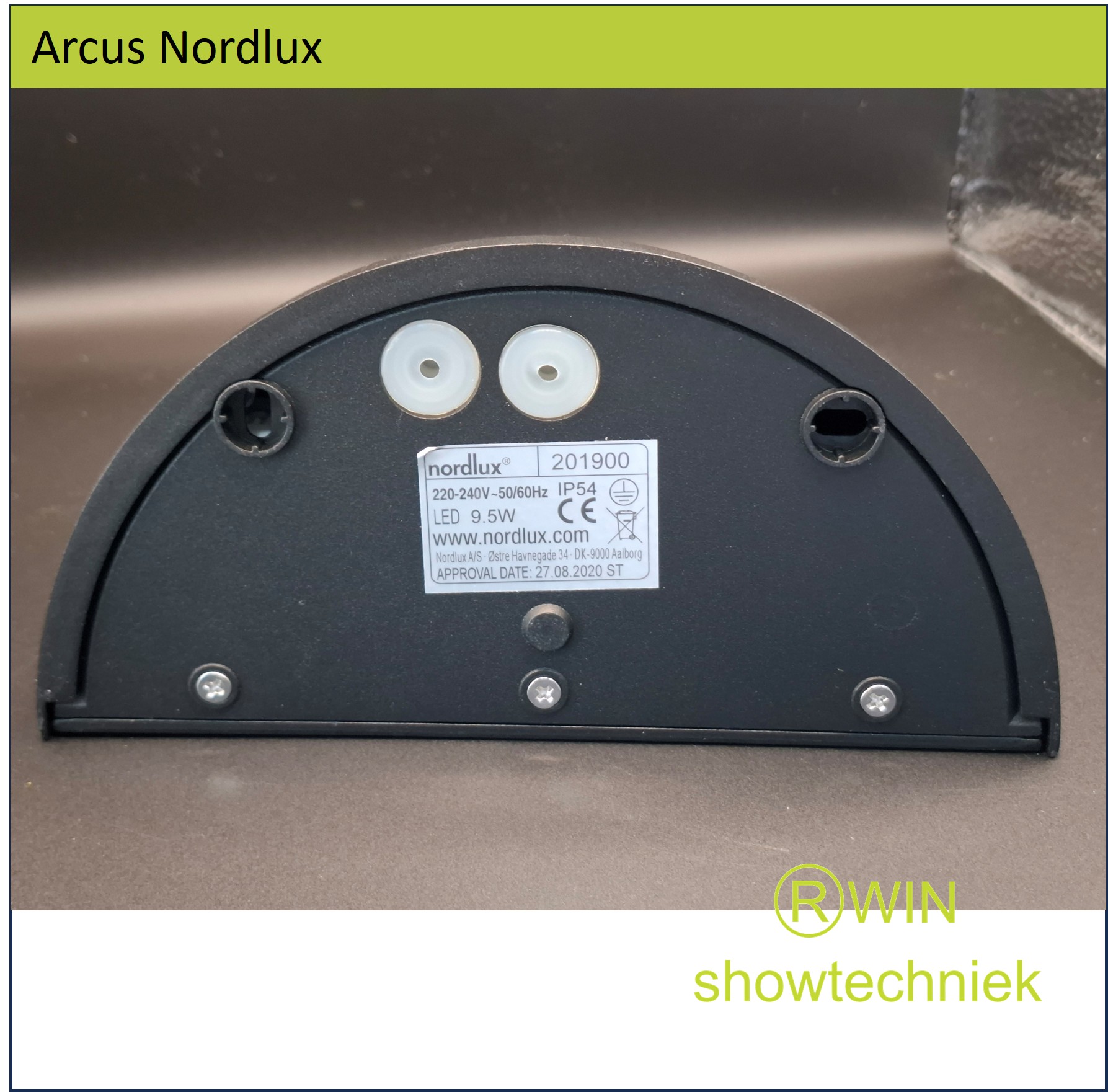Nordlux LED Wandlamp Arcus Smart Light zwart 10 Watt 