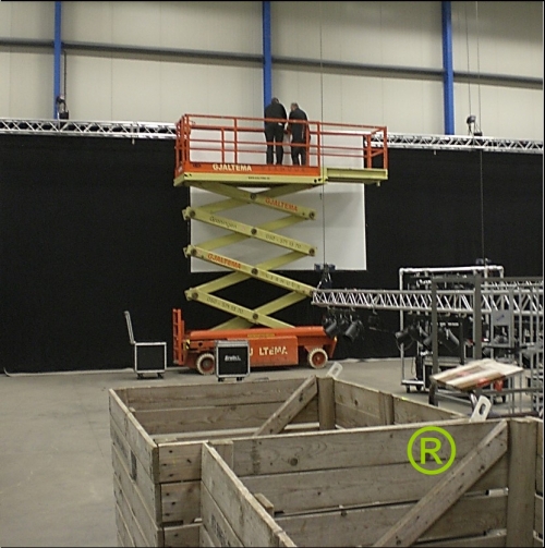 Theaterdoek zwart Verdu Backdrop 600 x 350 cm hoog Huren