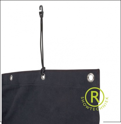 Theaterdoek zwart Verdu Backdrop 600 x 350 cm hoog Huren