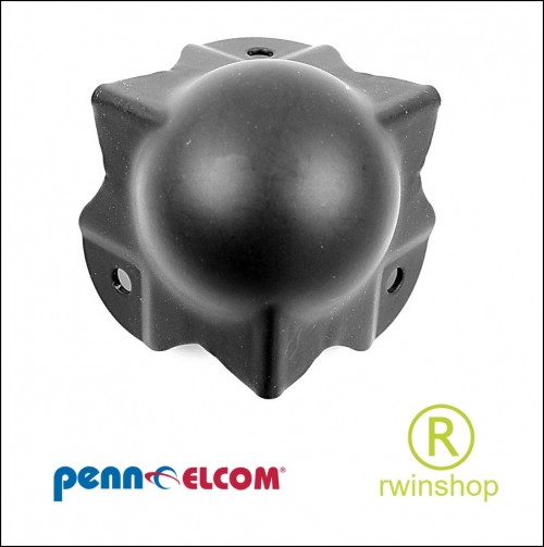 Zwarte Stoothoek Balhoek Medium 58mm verzet C1351K
