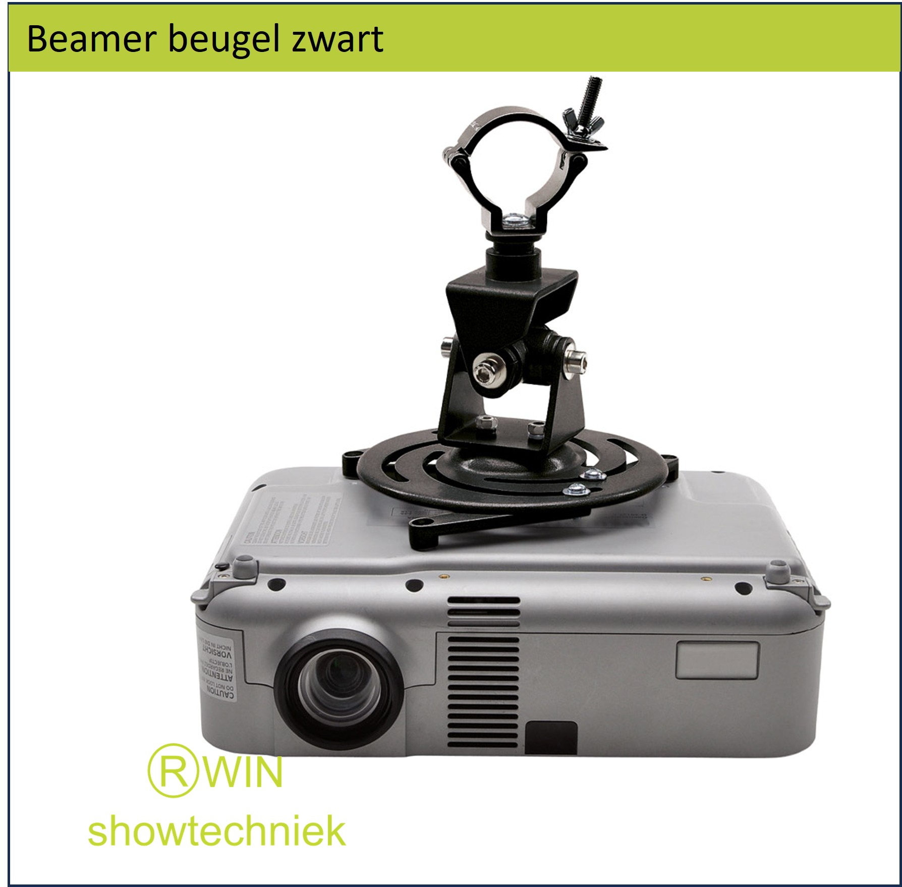 Beamerbeugel - truss zwart