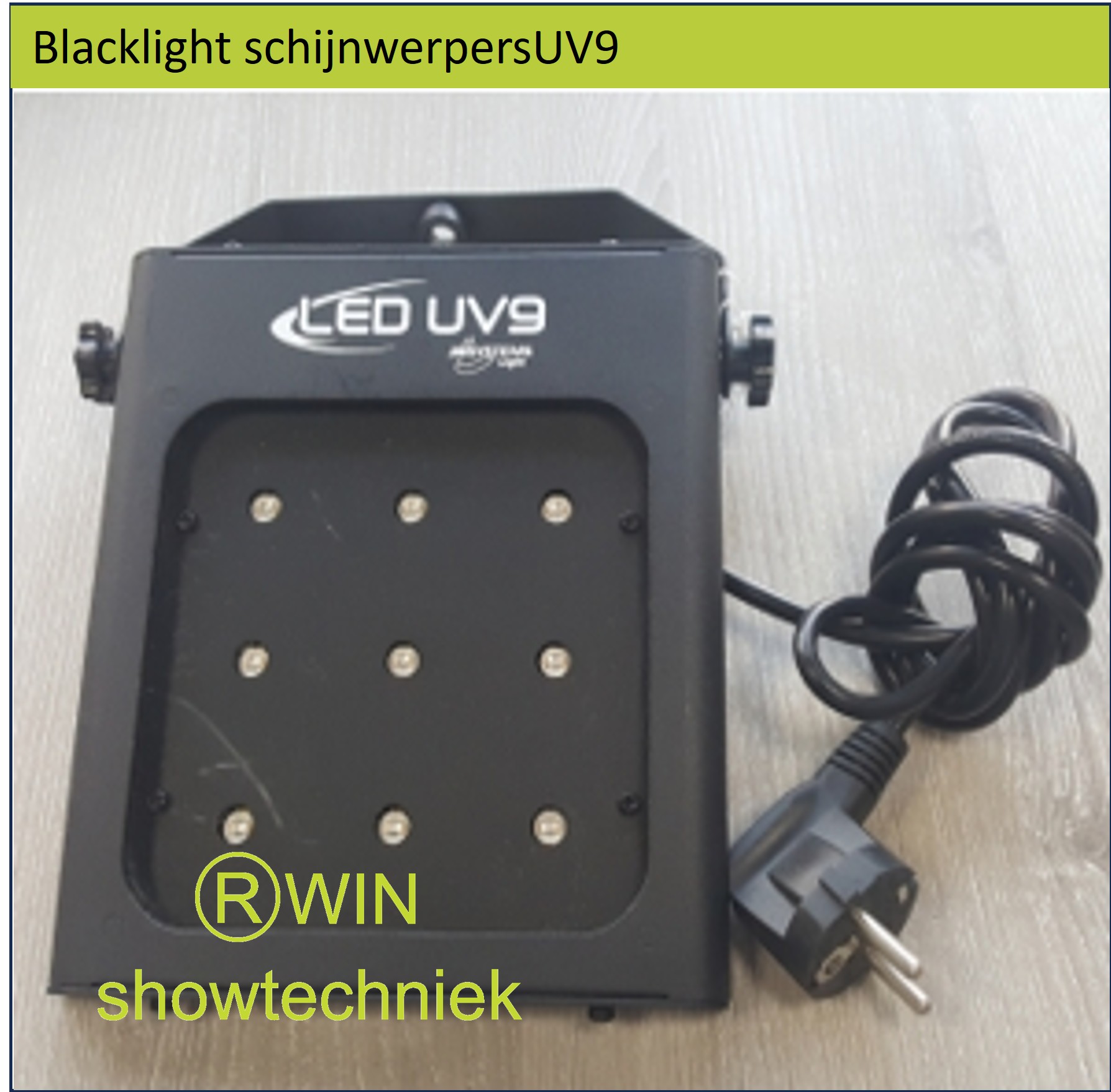 Blacklight UV LED schijnwerper - Huren