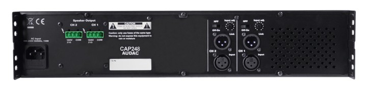 100volt eindversterker 2 x 480 watt CAP248