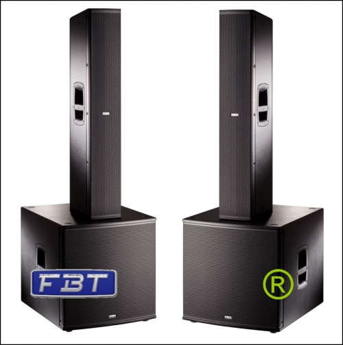 Geluidset toppen en subwoofers Cla406A en Subline CLA118SA