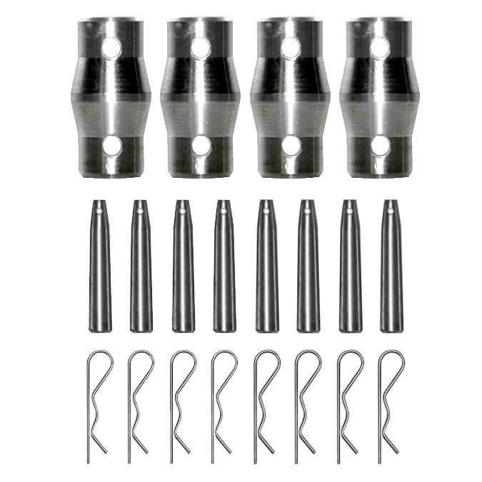 DT 24/2-025 4-Punts Vierkant truss – 25 cm lengte