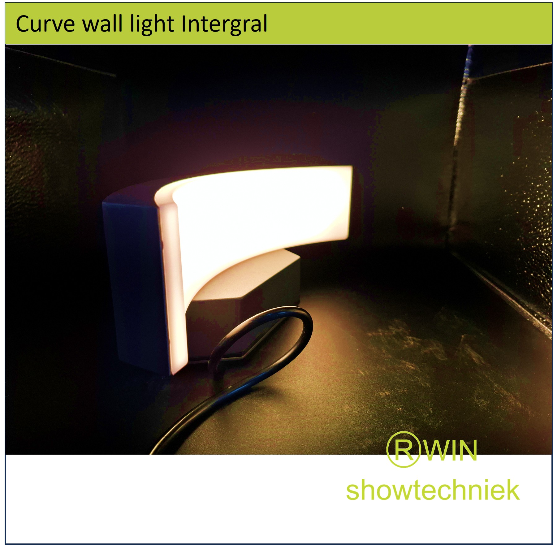  Integral Curve - outdoor wandlamp 7.5W 3000K 360lm IP54