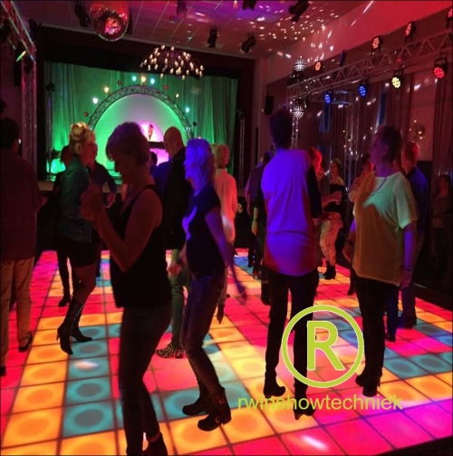 Verlichte dansvloer huren 46 m2
