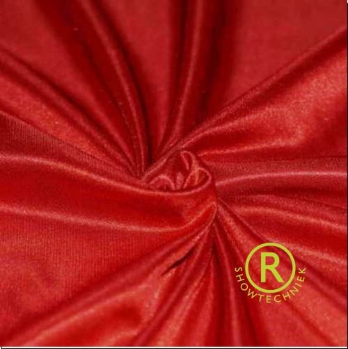 donkerrood doek huren - 12 x 1,5 meter met twee tunnels