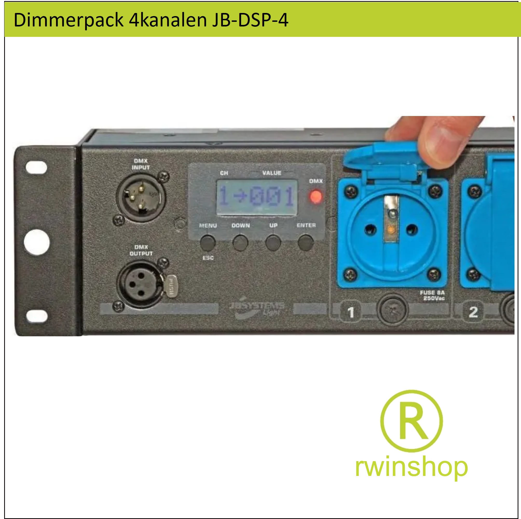 4 kanalen dimmerpack / switchpack DSP4