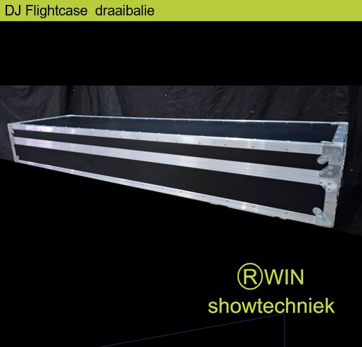 DJ Flightcase draaibalie met deksel 