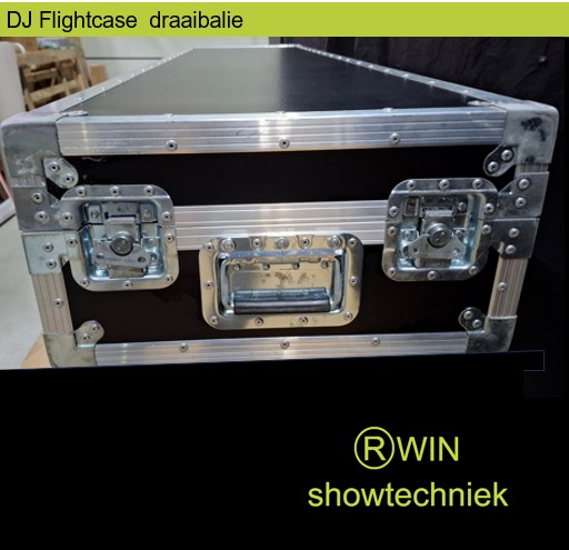 DJ Flightcase draaibalie met deksel 