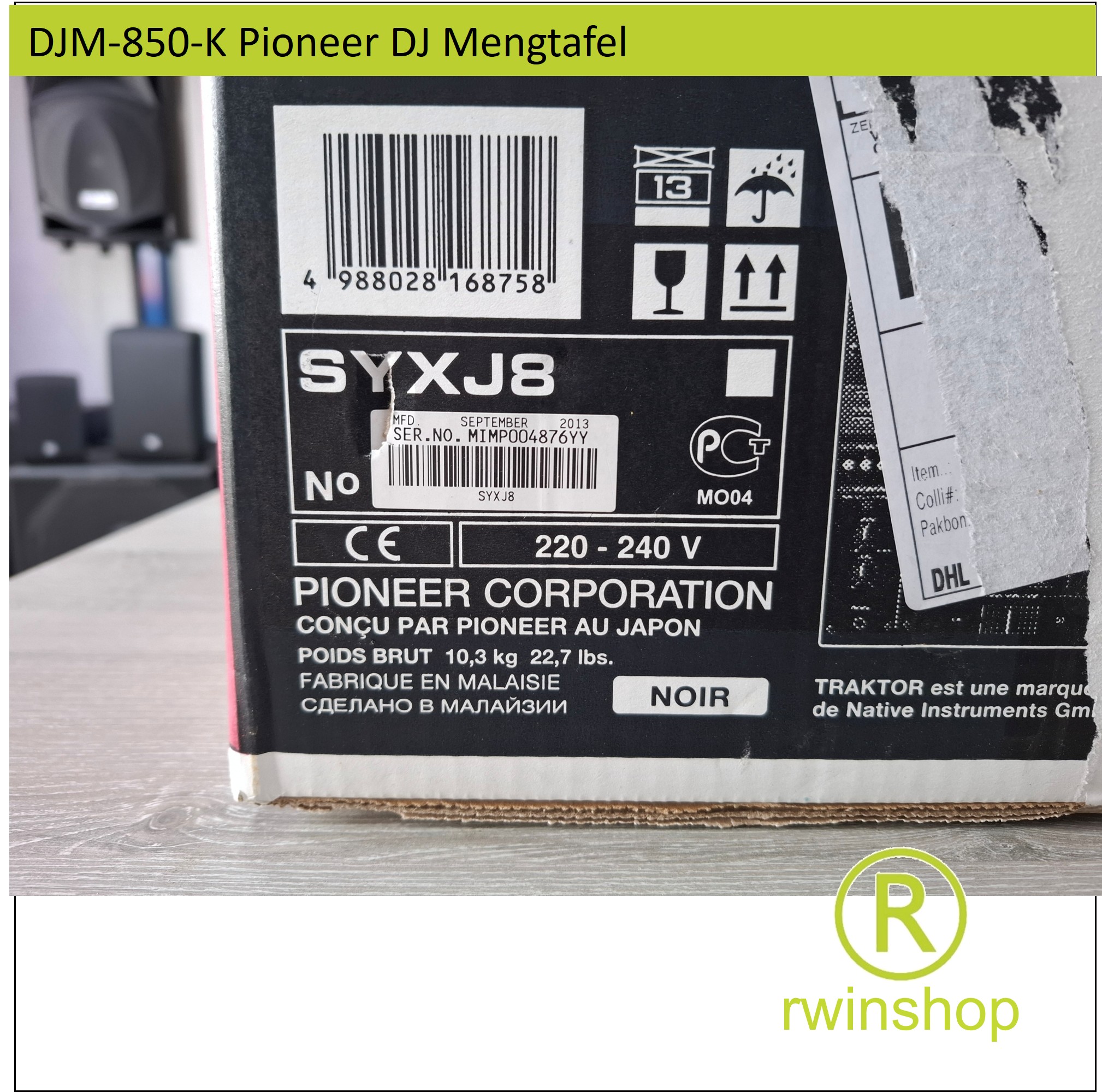 DJM-850-K Pioneer DJ Mengtafel Occasion