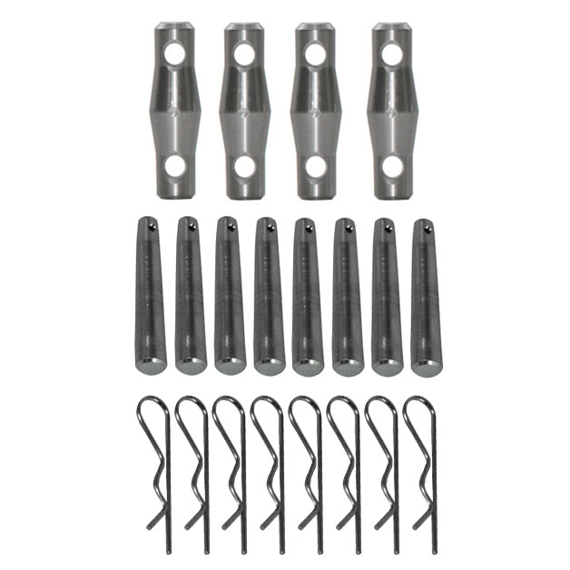 Recht vierkant decoratief trussdeel 30 cm DT 14/2-030 
